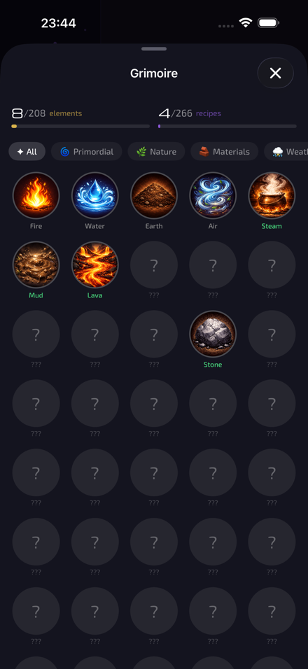 Your Grimoire — track discoveries